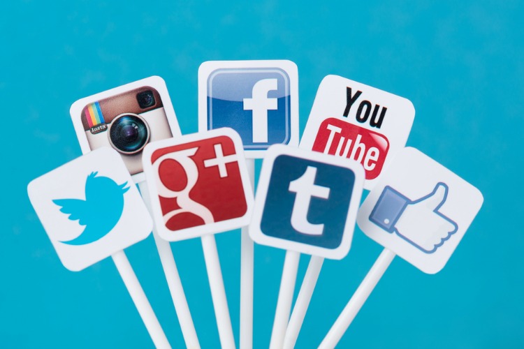 social media marketing for dispensaries social icons